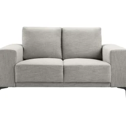 2 zitsbank Clanton grijs basic comfort