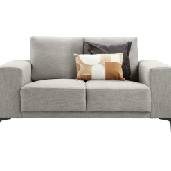 2 zitsbank Clanton grijs basic comfort