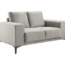 2 zitsbank Clanton grijs basic comfort