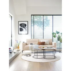 2 zitsbank Heria beige premium comfort