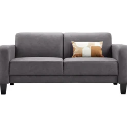 2,5 zitsbank Mills grijs basic comfort