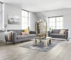 3 zitsbank Ridgway antraciet basic comfort