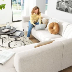 All in House Service 5 zits (leder) elektr. relaxfunctie