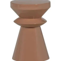 Bijzettafel Banari roze 30 cm rond