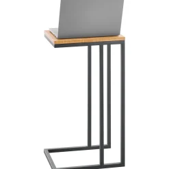 Bijzettafel Budrio bruin 31x41 cm rechthoekig