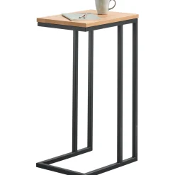 Bijzettafel Budrio lichtbruin 31x41 cm rechthoekig