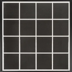 Bijzettafel Ciney 44 cm vierkant zwart