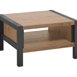 Bijzettafel Mantera donkerbruin 67 cm vierkant