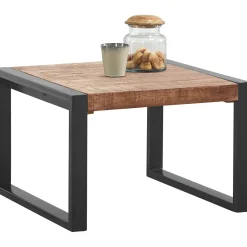 Bijzettafel Newhaven mangohout 60 cm vierkant