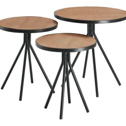 Bijzettafelset Chiva bruin