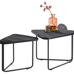 Bijzettafelset Ussita zwart