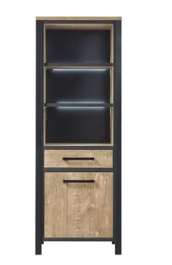 Boekenkast Mendiga (linksdraaiend) met verlichting