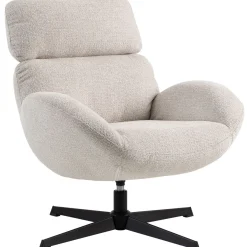 Draaifauteuil Bolands lichtgrijs