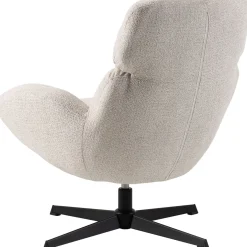 Draaifauteuil Bolands lichtgrijs