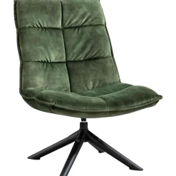 Draaifauteuil Calpe velvet groen