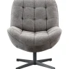 Draaifauteuil Morley antraciet