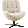 Draaifauteuil Morley beige