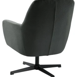 Draaifauteuil Tarkio bouclé donkergrijs