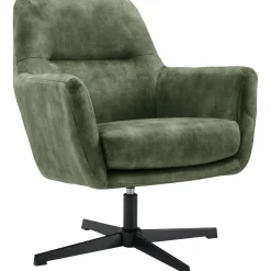 Draaifauteuil Tarkio velvet groen