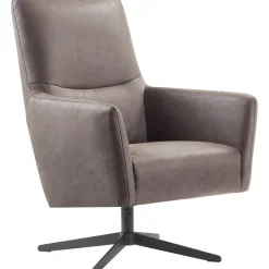 Draaifauteuil Varne microleder bruin premium comfort
