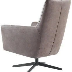 Draaifauteuil Varne microleder bruin basic comfort