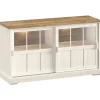 Dressoir Eldora 143 cm met 2 schuifdeuren en verlichting
