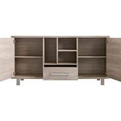 Dressoir Gradoly 90x180x45 cm grijs