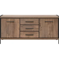 Dressoir Mantera 80x180x48 cm donkerbruin