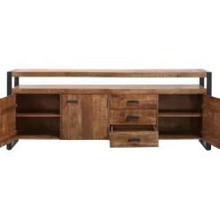 Dressoir Newhaven mangohout 80x210x43 cm