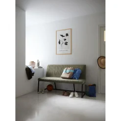 Eetkamerbank Pareda 160 cm groen