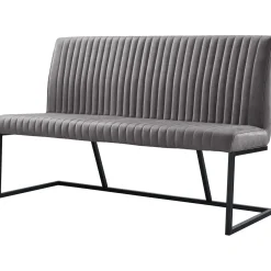 Eetkamerbank Pareda 160 cm grijs