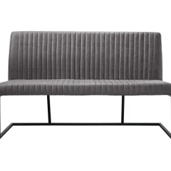 Eetkamerbank Pareda 160 cm grijs