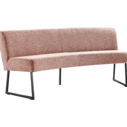 Eetkamerbank Thurso ovaal roze