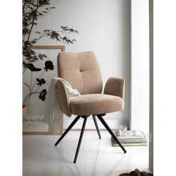 Eetkamerstoel Anmore draaibaar taupe