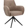 Eetkamerstoel Derio draaibaar taupe