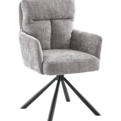 Eetkamerstoel Dixson draaibaar taupe