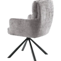 Eetkamerstoel Dixson draaibaar taupe