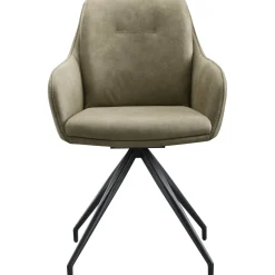 Eetkamerstoel Fendam draaibaar groen