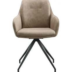Eetkamerstoel Fendam draaibaar taupe