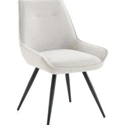 Eetkamerstoel Laki lichtgrijs