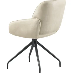 Eetkamerstoel Lusby draaibaar beige