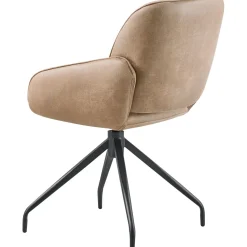 Eetkamerstoel Lusby draaibaar lichtbruin