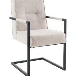 Eetkamerstoel met armleuning Rodilo beige