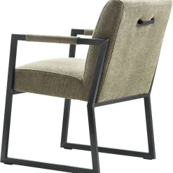 Eetkamerstoel met armleuning Thurso groen