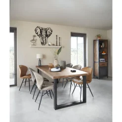 Eetkamerstoel Minot taupe