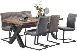 Eetkamerstoel Pareda grijs