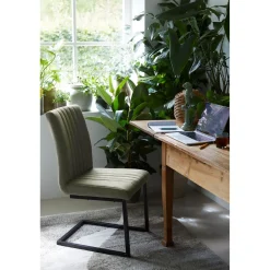 Eetkamerstoel Pareda groen