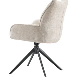 Eetkamerstoel Rindo draaibaar beige