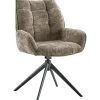 Eetkamerstoel Rindo draaibaar taupe