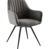 Eetkamerstoel Tiptoni draaibaar antraciet